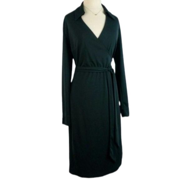 Express Black Wrap Dress size 10
